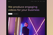 Glimmer - Framer Template for Video, a Templates & Theme by Madalinacristea (Thumbnail 1 of 3)