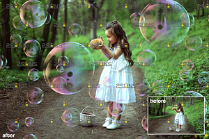 Bubble Photoshop Overlay