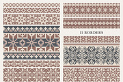 26 NORDIC KNITTING PATTERNS, a Pattern Graphic by Olga Begak Art & Design (Thumbnail 3 of 6)