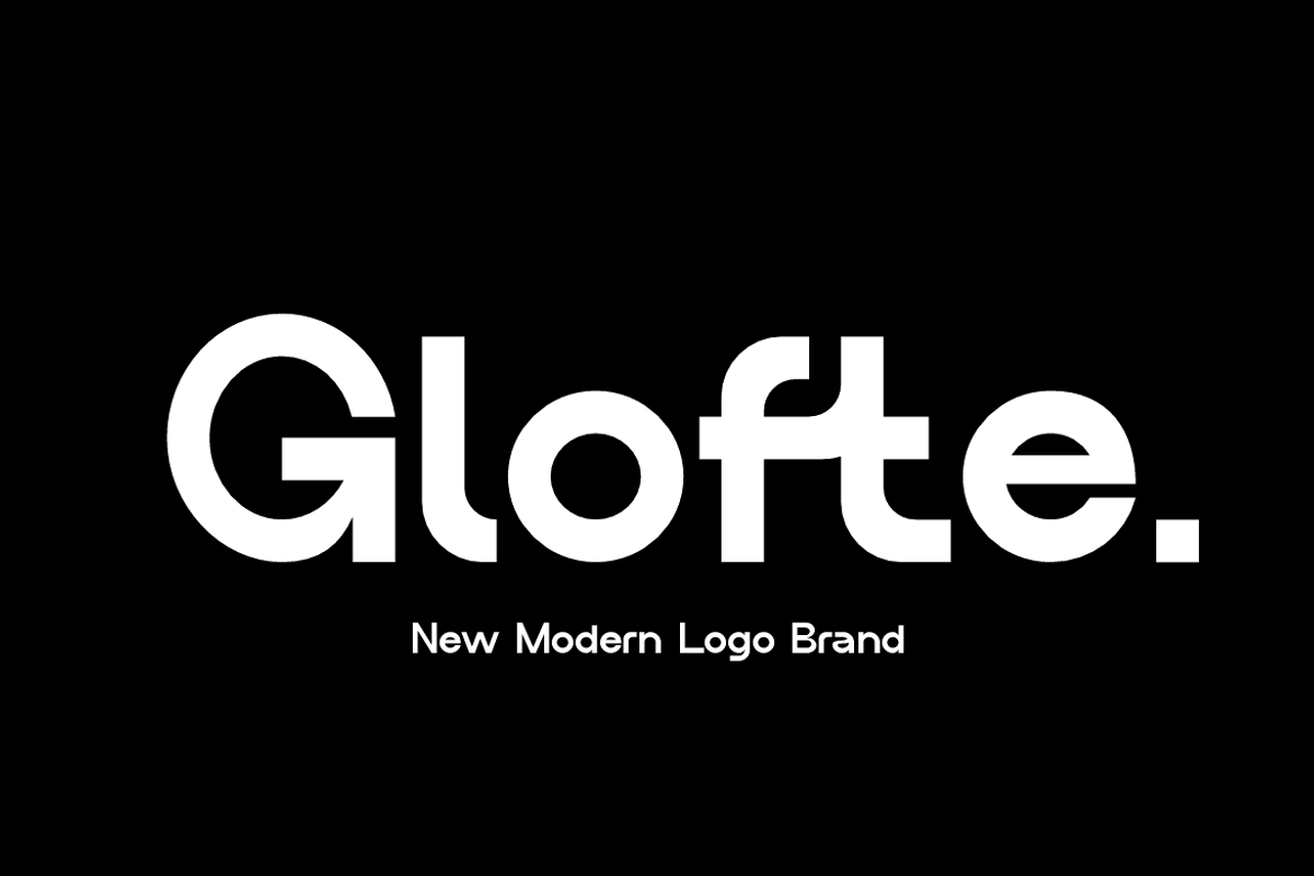 Glofte - Modern Logo Font, a Sans Serif Font by Iqsiart Studio (Photo 7 of 12)