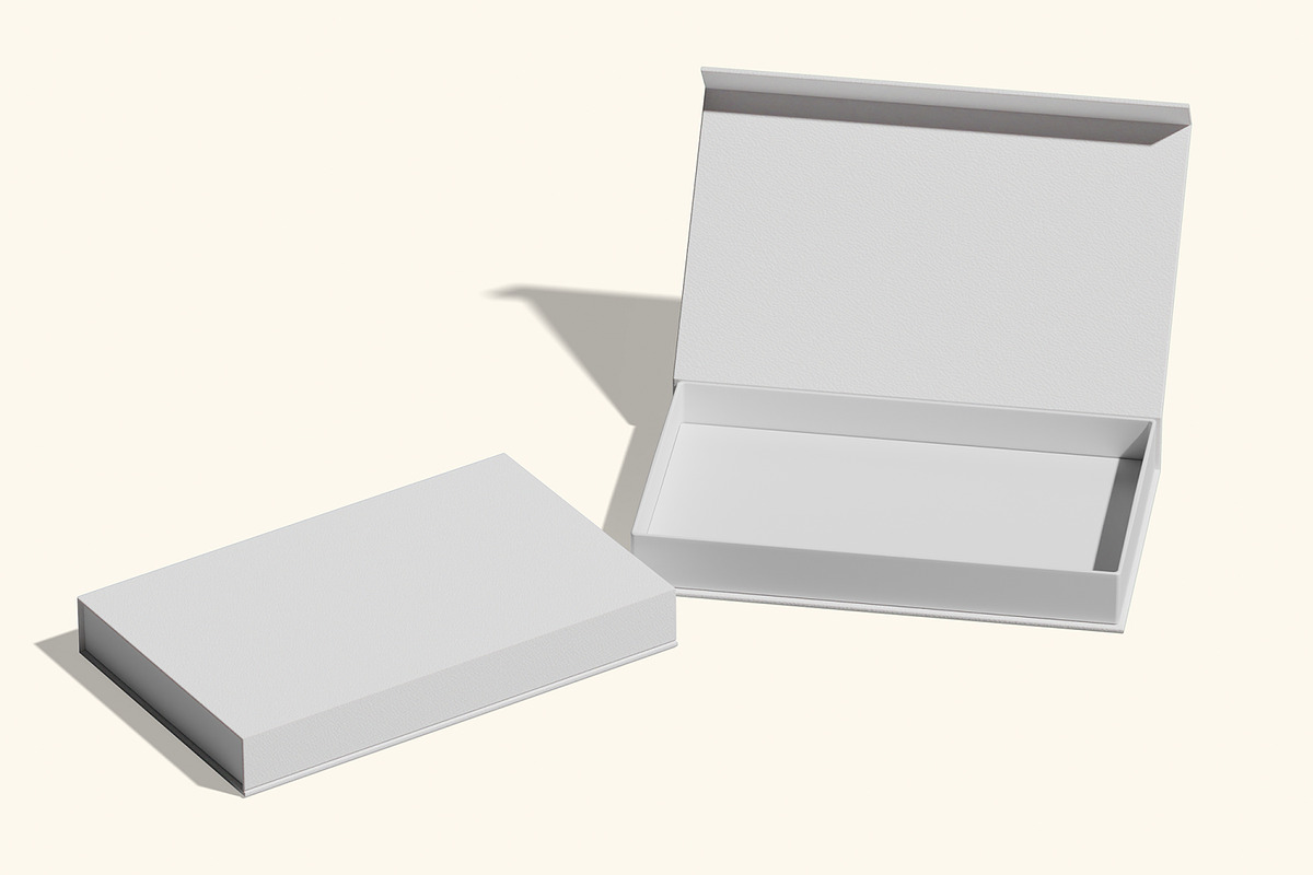 Magnetic Box Mockup, a Packaging Mockup by Unerispace (Photo 3 of 5)
