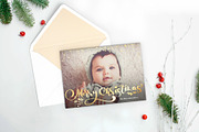 Christmas Card Photoshop Template, a Card Template by Nifty Template Studio (Thumbnail 4 of 12)