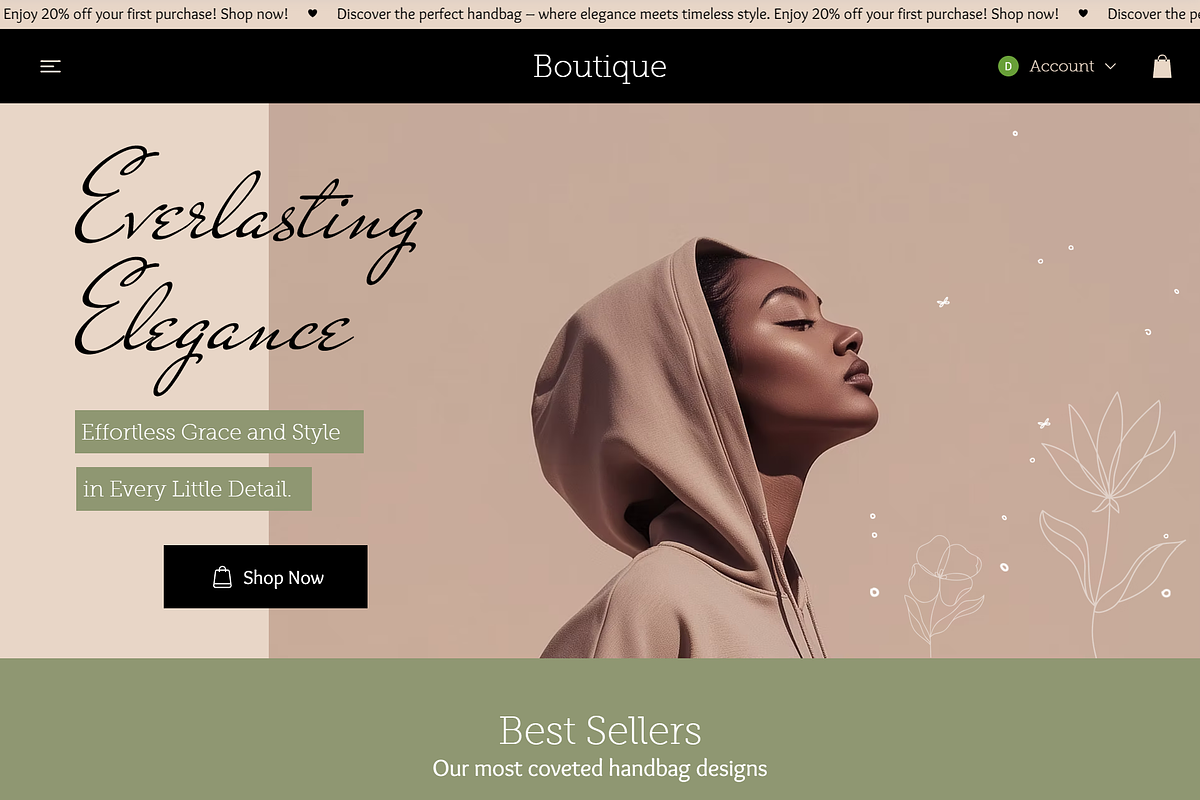 Fashion Webshop - Wix Studio Website preview 8