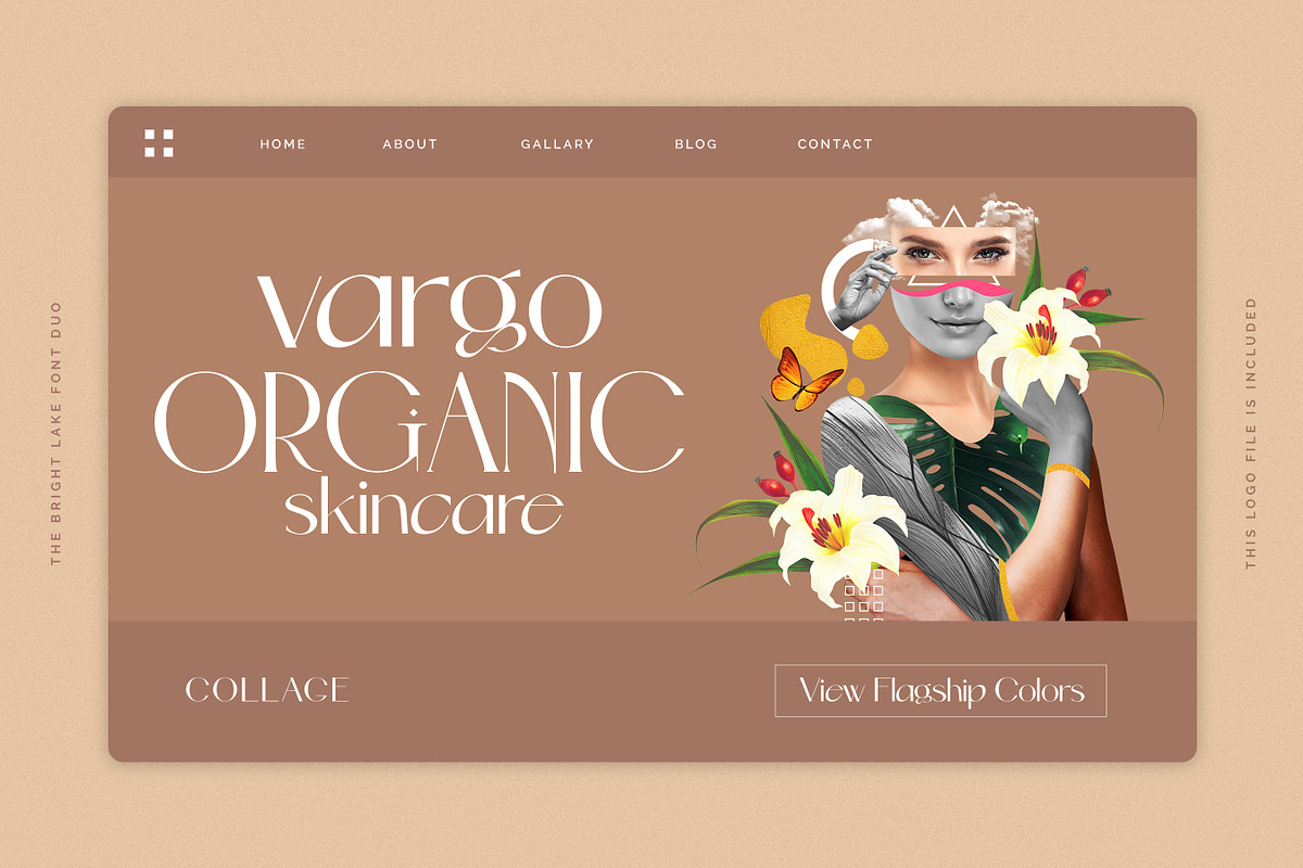 The Bright Lake Font Duo + Logos, a Serif Font by SNIPESCIENTIST (Photo 9 of 31)
