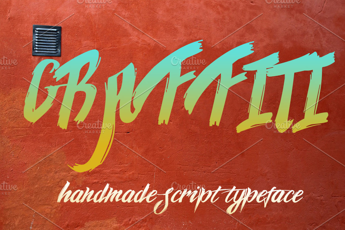 Graffiti font script