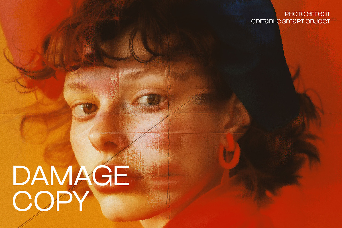 Damage Copy Photo Effect, a Layer Style Add-On by dokudokunomi (Photo 1 of 4)