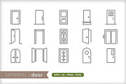 Buildings 4-pack icon bundle, an Outline Icon by Picture Window (Thumbnail 6 of 6)