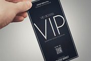 Minimal style VIP PASS cards, a Card Template by Tzochko (Thumbnail 5 of 5)