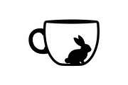 Cute Bunny Coffee Cup Vector Bundle, an Illustration by Designs_River (Thumbnail 12 of 49)
