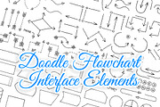 Doodle Flowchart Interface Elements, a Work Illustration by Albert Does Stuff (Thumbnail 1 of 6)