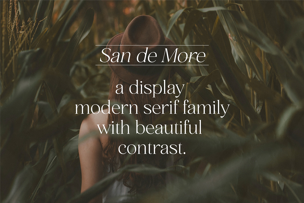 San de More Stylish Classy Serif, a Serif Font by Kereatype (Photo 9 of 15)
