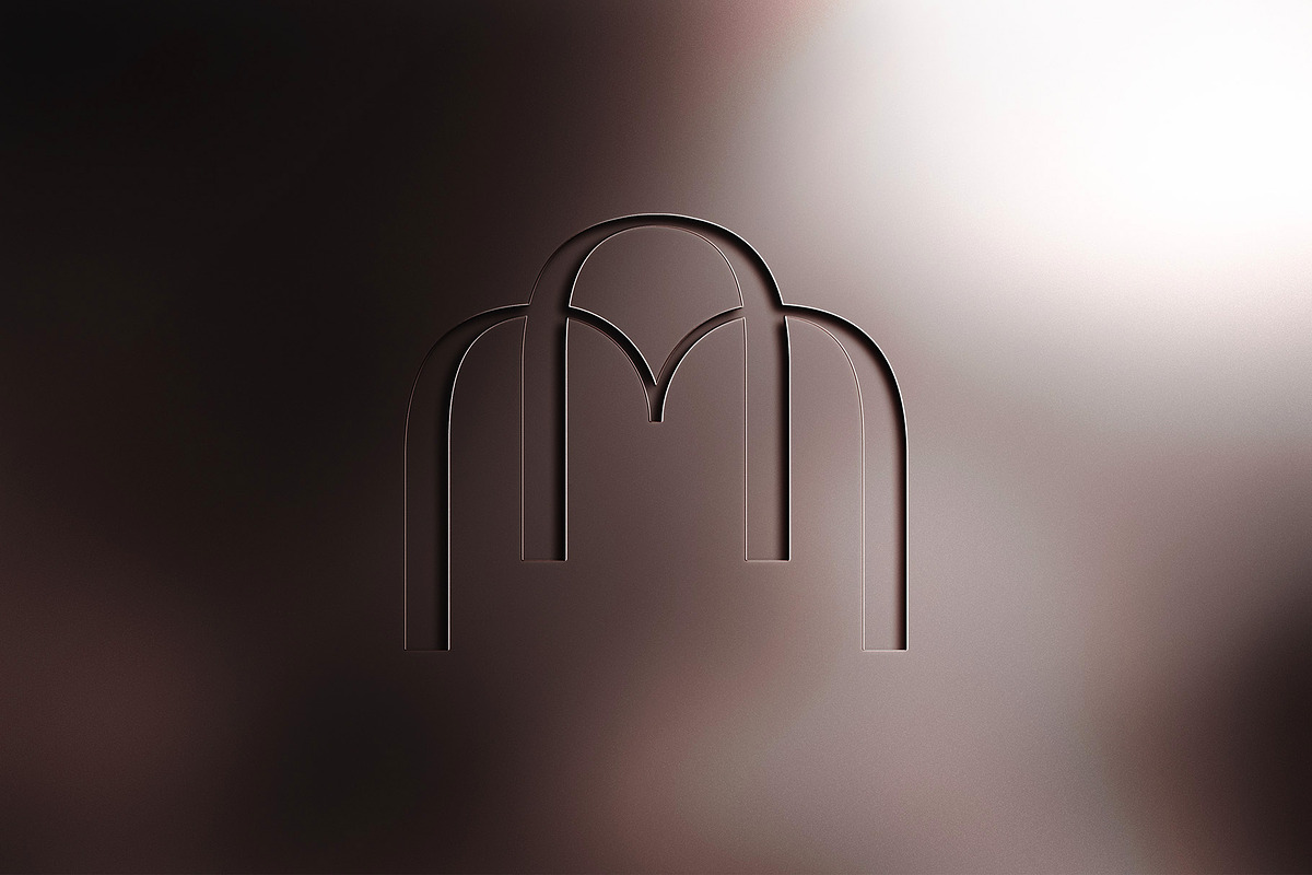 Logo Mockup Abstract Gold, a Product Mockup by Asylab (Photo 3 of 4)