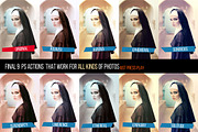 Final 9 Photoshop Actions Set, an Action Add-On by the little wonder shop (Thumbnail 1 of 2)