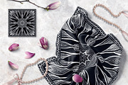 Bandanas Silk Scarf Set 6, a Pattern Graphic by ilonitta (Thumbnail 3 of 5)