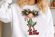 Christmas Whimsical Fairy Clipart, an Illustration by SinaCreation (Thumbnail 6 of 7)