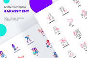 Harassment | 32 Icons Set Hand Drawn, an Outline Icon by Marina Silence (Thumbnail 13 of 16)