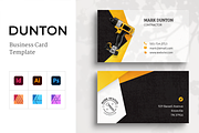 DUNTON Business Card Template, a Business Card Template by Jinro (Thumbnail 1 of 5)