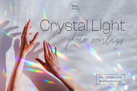 Crystal light photo overlays., a Texture Graphic by Imageblend