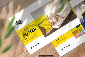Multipurpose landscape Poster Mockup