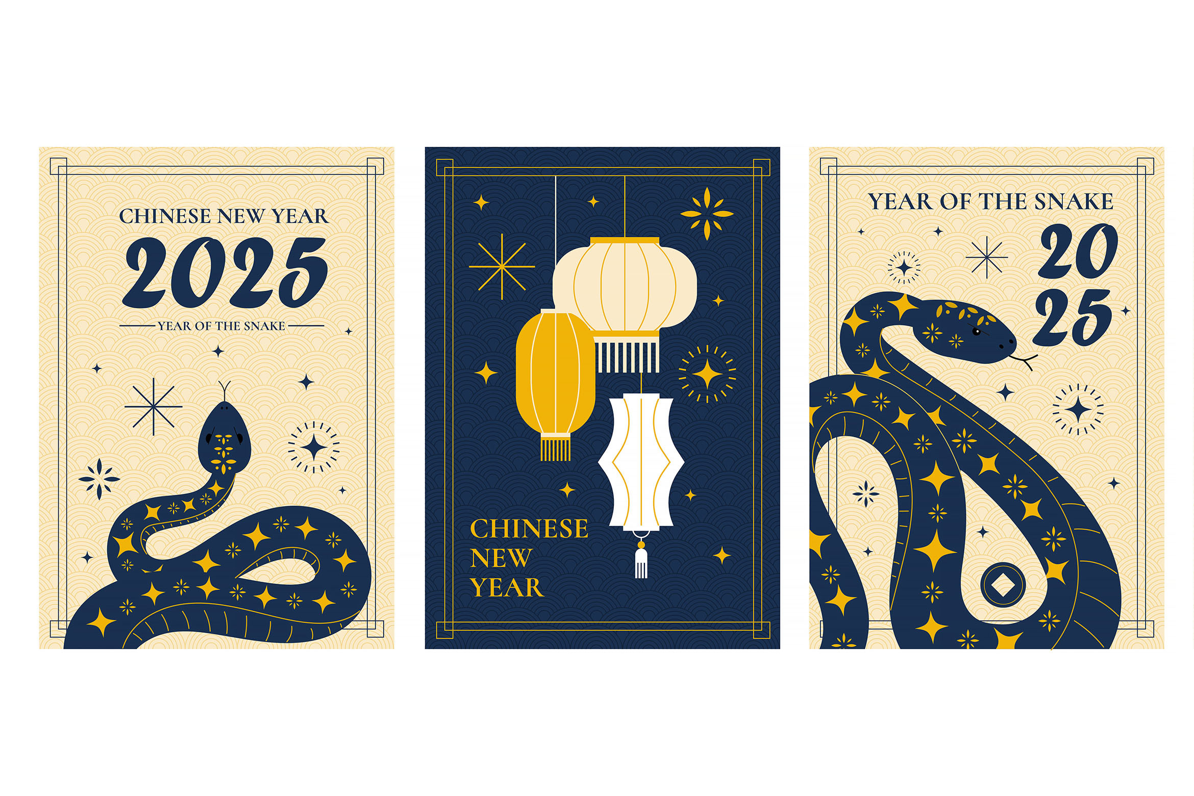 Chinese new year 2025, a Seasonal Illustration by Creative Graphics