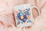 Navy Valentine Sublimation Clipart, an Illustration by RobertsArt (Thumbnail 6 of 7)