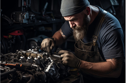Strong Mechanic use wrench. Generate, an Industrial Photo by Ylivdesign
