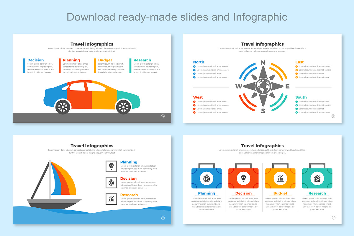 Travel Infographics Keynote, a Templates & Theme by Mighty-Slide (Photo 4 of 7)