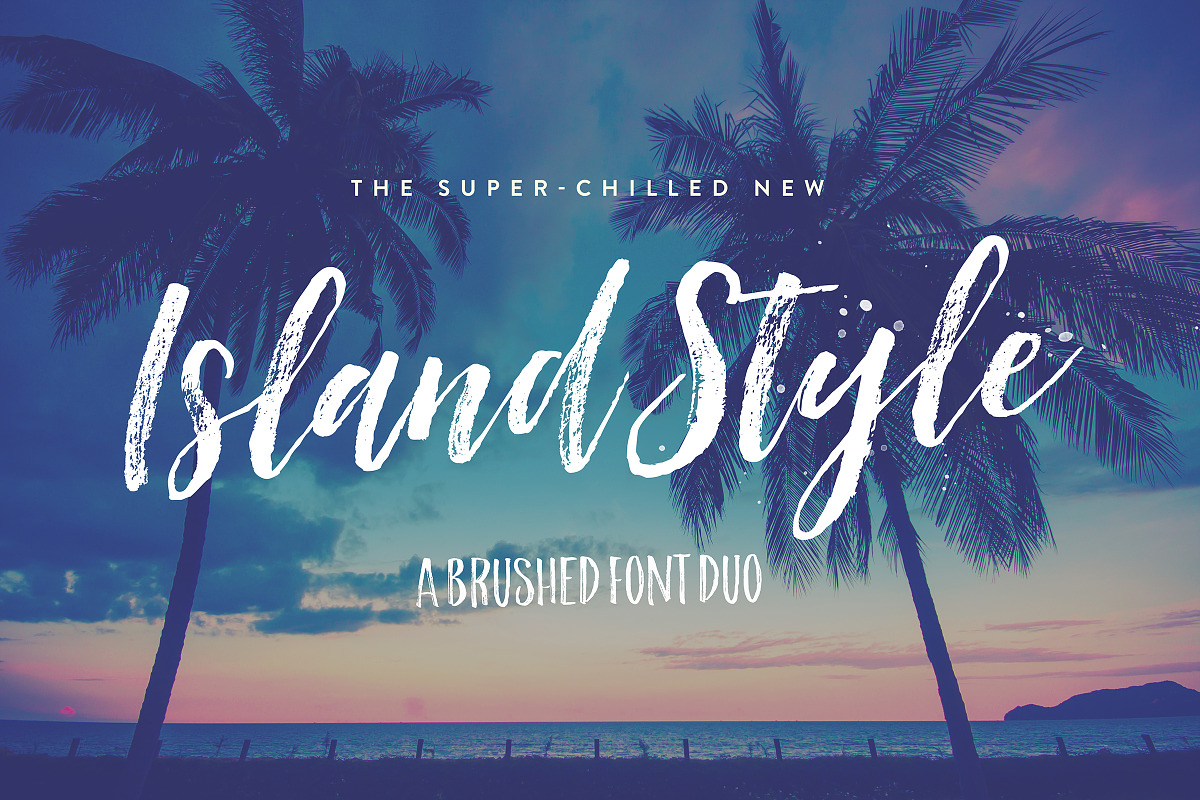 Island Style Brushed Font Duo
