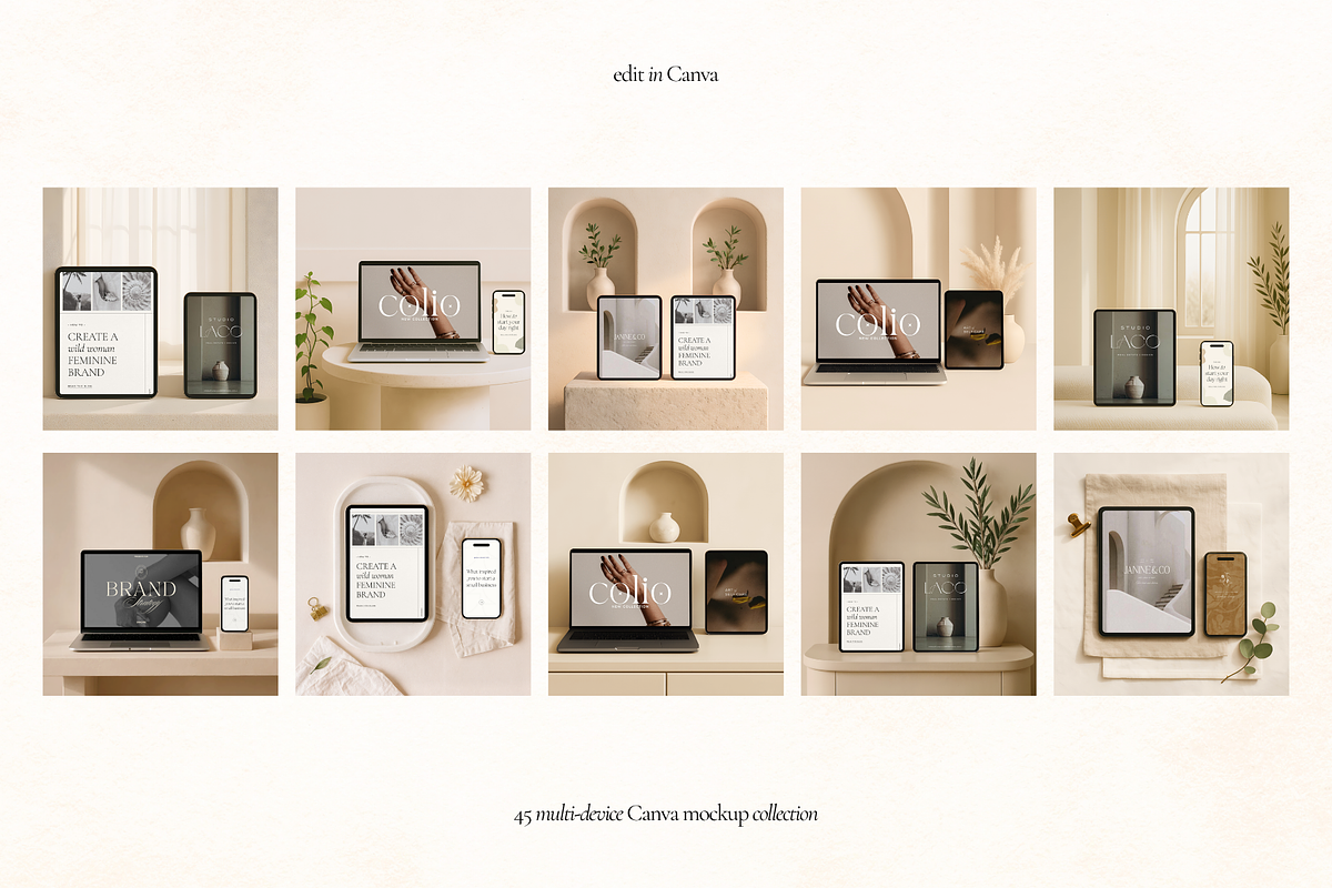 45 Multi Device Canva Mockups, a Mac Mockup by Matisse Studio (Photo 7 of 9)