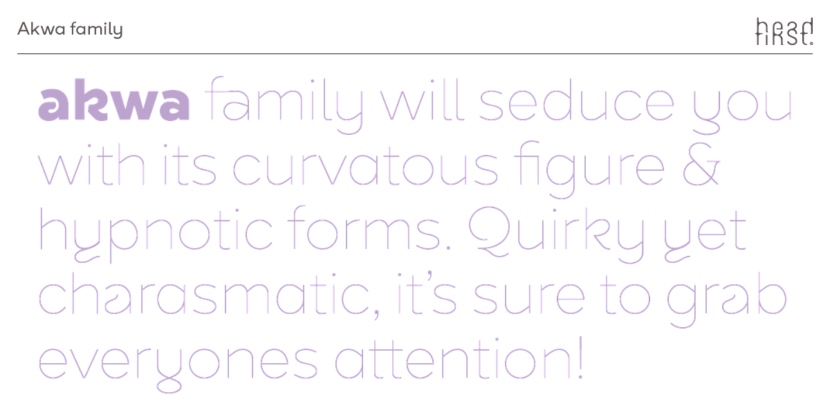 Akwa, a Sans Serif Font by HeadFirst (Photo 6 of 15)