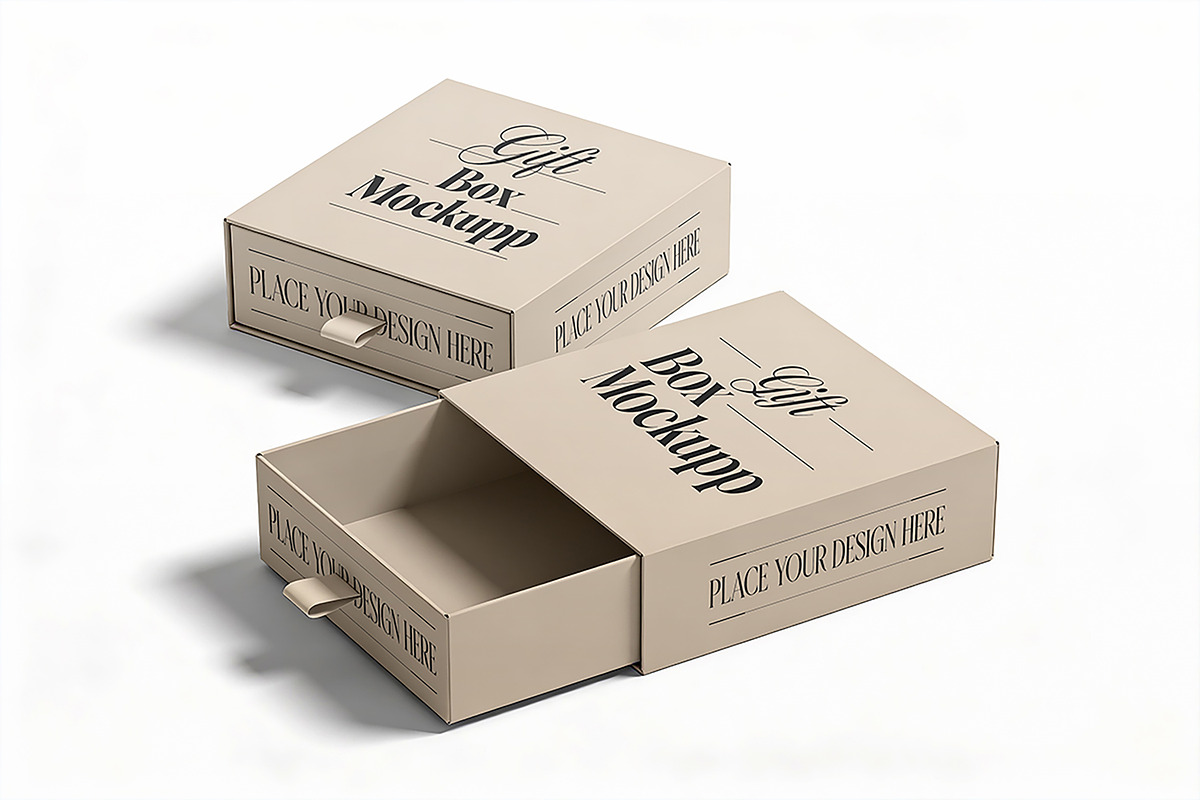 Gift Box Mockup, a Product Mockup by Pitchlook.Studio (Photo 4 of 4)
