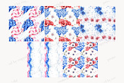 4th of July Paper USA Pattern, a Pattern Graphic by GlamArtZhanna (Thumbnail 3 of 4)