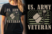 Veteran T-shirt Design, a Graphic by Crafts Bundle (Thumbnail 4 of 4)