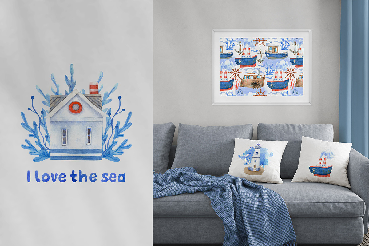 Nautical Mile Watercolor Collection, an Animal Illustration by Anna Druzhkova (Photo 24 of 30)