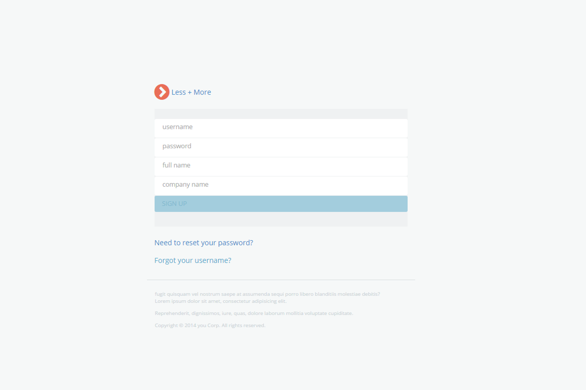 Less + More - Bootstrap 3 Theme, a Bootstrap Template by Tapha Media (Photo 4 of 5)