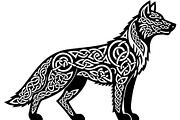 Powerful Alpha Wolf Vector Bundle, an Animal Illustration by Designer_Momina (Thumbnail 13 of 21)