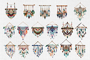 Boho clipart, Boho Wedding 200 PNG, an Illustration by Illustrator Space (Thumbnail 2 of 10)