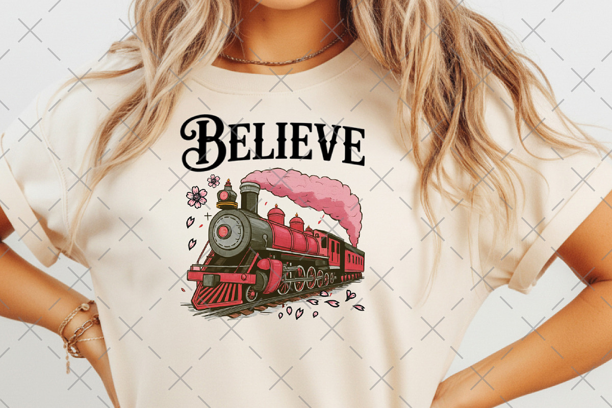 Believe North Pole Train Png, an Illustration by Craft Nest (Photo 4 of 6)
