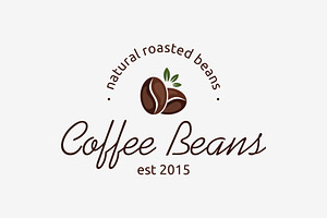 Coffee Beans Natural Vintage Logo, a Branding & Logo Template by ika trisiana
