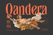 Qandera Modern Display Serif, a Serif Font by timelesstype.co (Thumbnail 1 of 15)