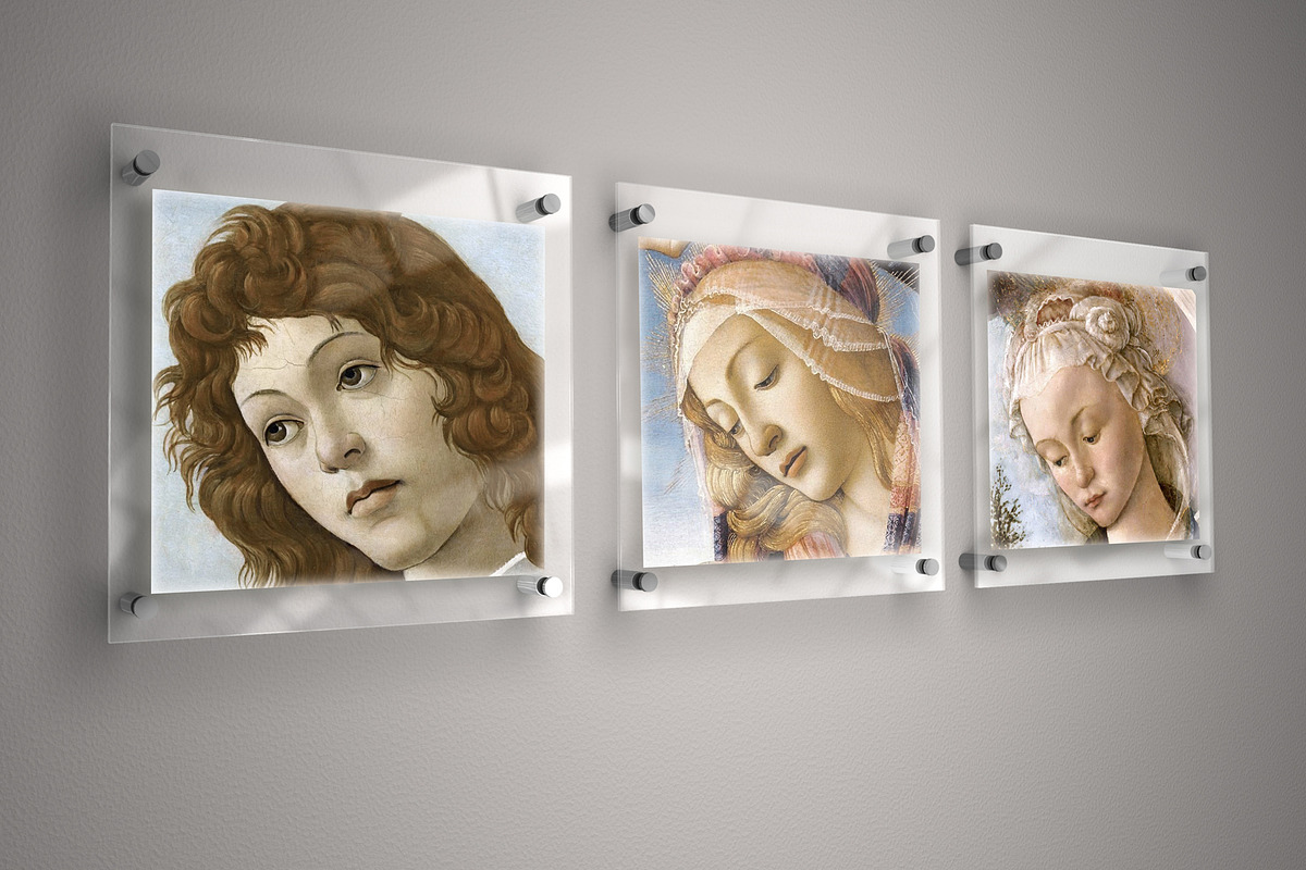 Glass frame for art mockup, a Product Mockup by PSD Market (Photo 3 of 12)