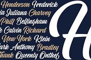 Hundrake Bold Script Font, a Script Font by Namara Creative Studio (Thumbnail 10 of 11)