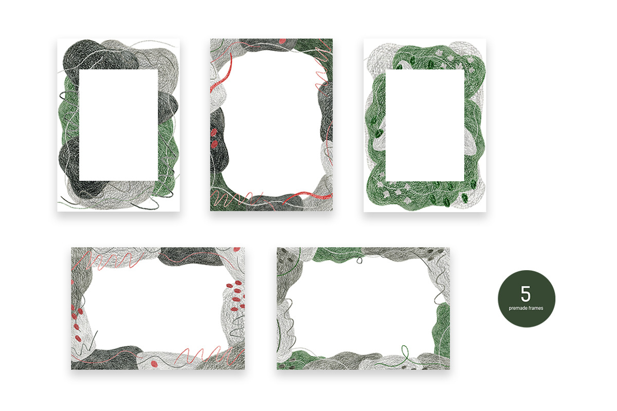 Misty Forest. Abstract collection, an Object Graphic by KatsiarynaKa (Photo 14 of 15)