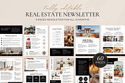 Real Estate Newsletter Template, a Brochure Template by ShopRShop (Thumbnail 7 of 8)