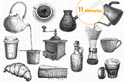 Coffee collection, an Illustration by Lina_Lisichka (Thumbnail 3 of 7)
