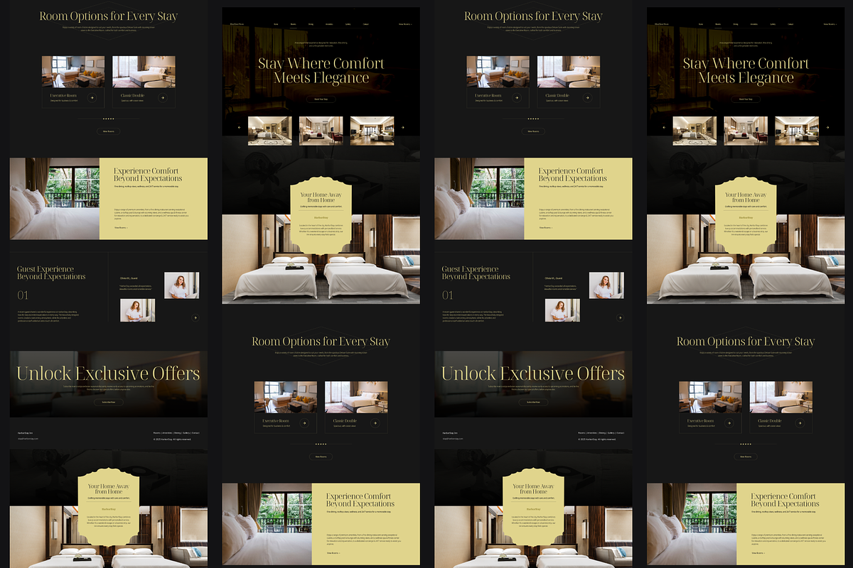 Figma Hotel & Inn Landing Page, a Landing Page Template by Musara (Photo 5 of 5)