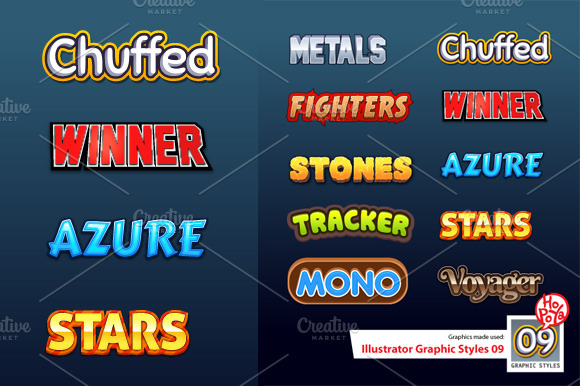 Illustrator Graphic Styles 09 preview 3