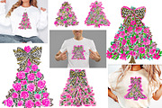 Floral Christmas Tree clipart, an Illustration by Designworld (Thumbnail 4 of 6)