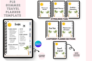 Canva Summer Travel Digital Planner, a Stationery Template by DigitalbossCreations (Thumbnail 4 of 10)