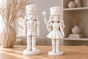 Christmas Nutcracker Couple 3D STL, a Characters & Person 3D Model by Layerology (Thumbnail 1 of 3)